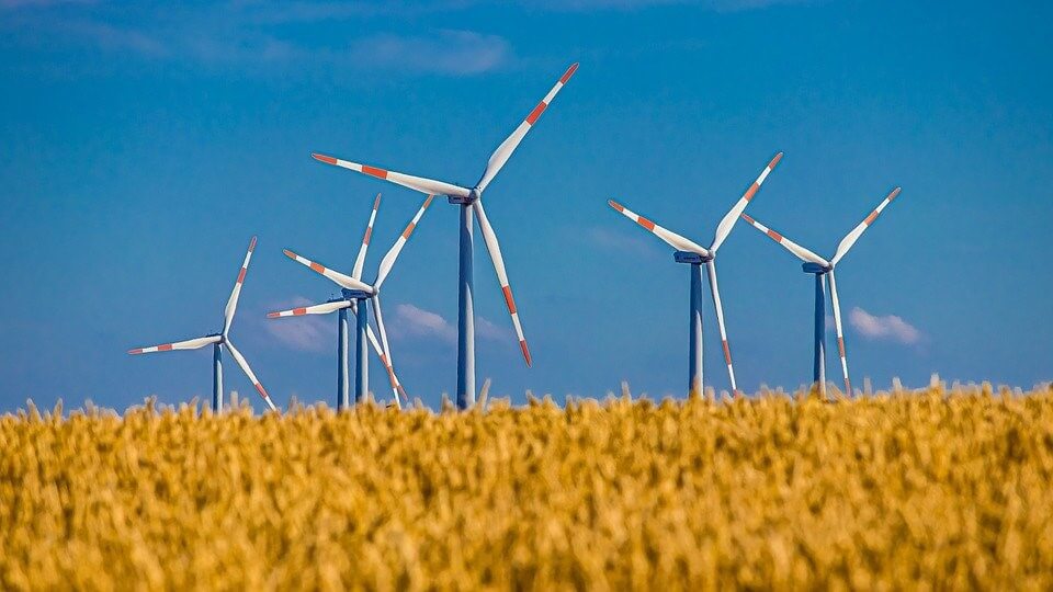 Foto-Windkraft-anlage