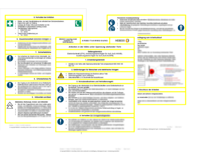 Arbeitsanweisung Beispiel | MEBEDO